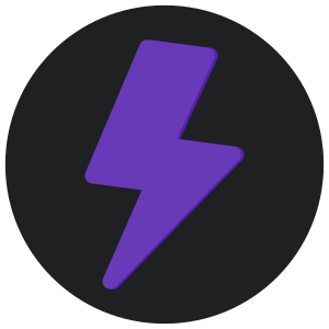 Lavenda's logo is a circle with a centered violet bold